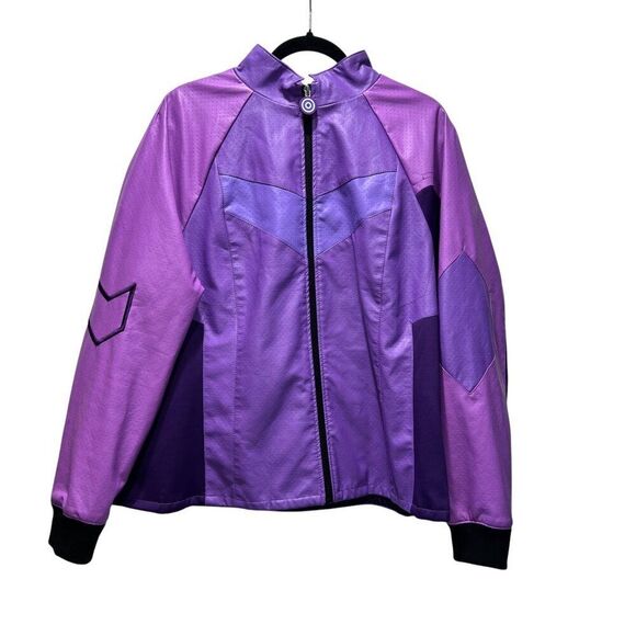 Disney Store Marvel Hawkeye Kate Bishop Ladies' Jacket Cosplay Purple Size 1X - Picture 1 of 10